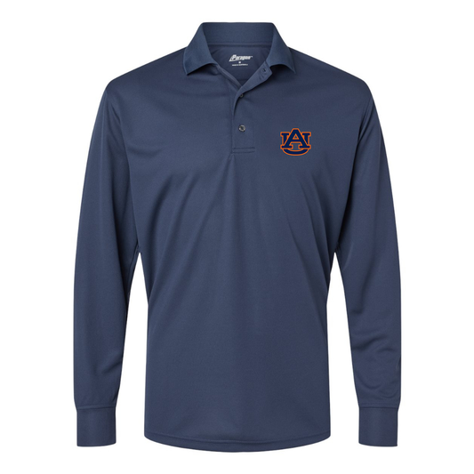 Men's    Auburn Tigers   Paragon Prescott Long Sleeve Polo