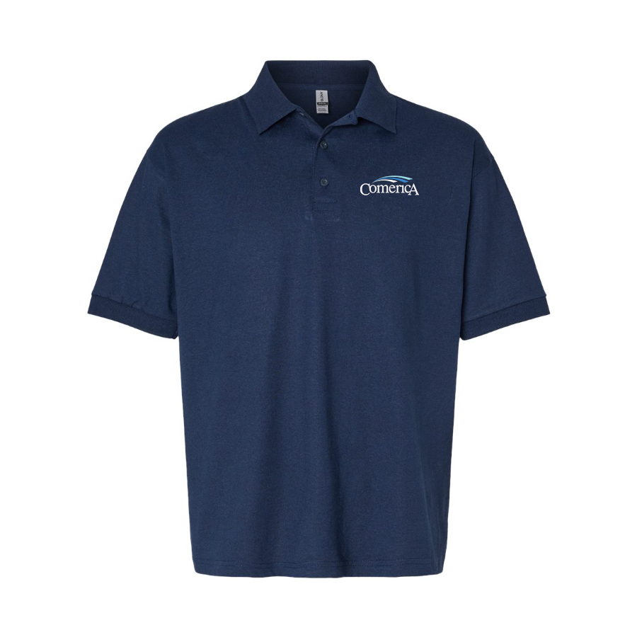 Men's Comerica  Logo Dry Blend Polo