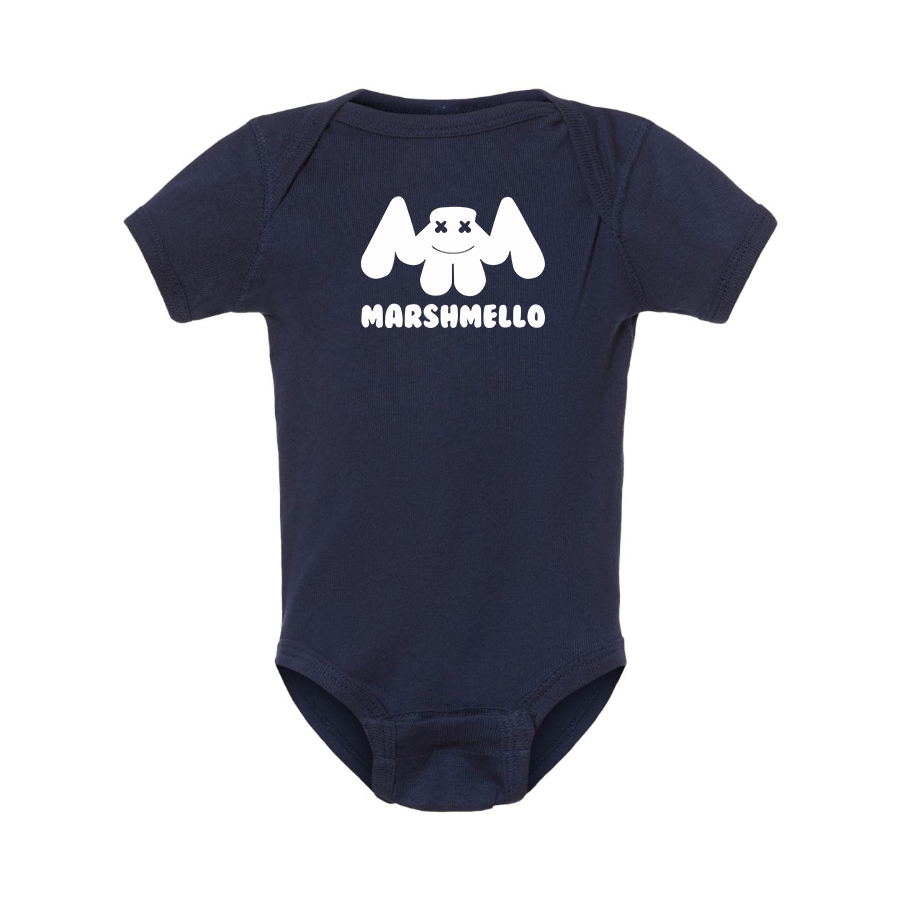 Marshmello  Logo Baby Onesie Romper