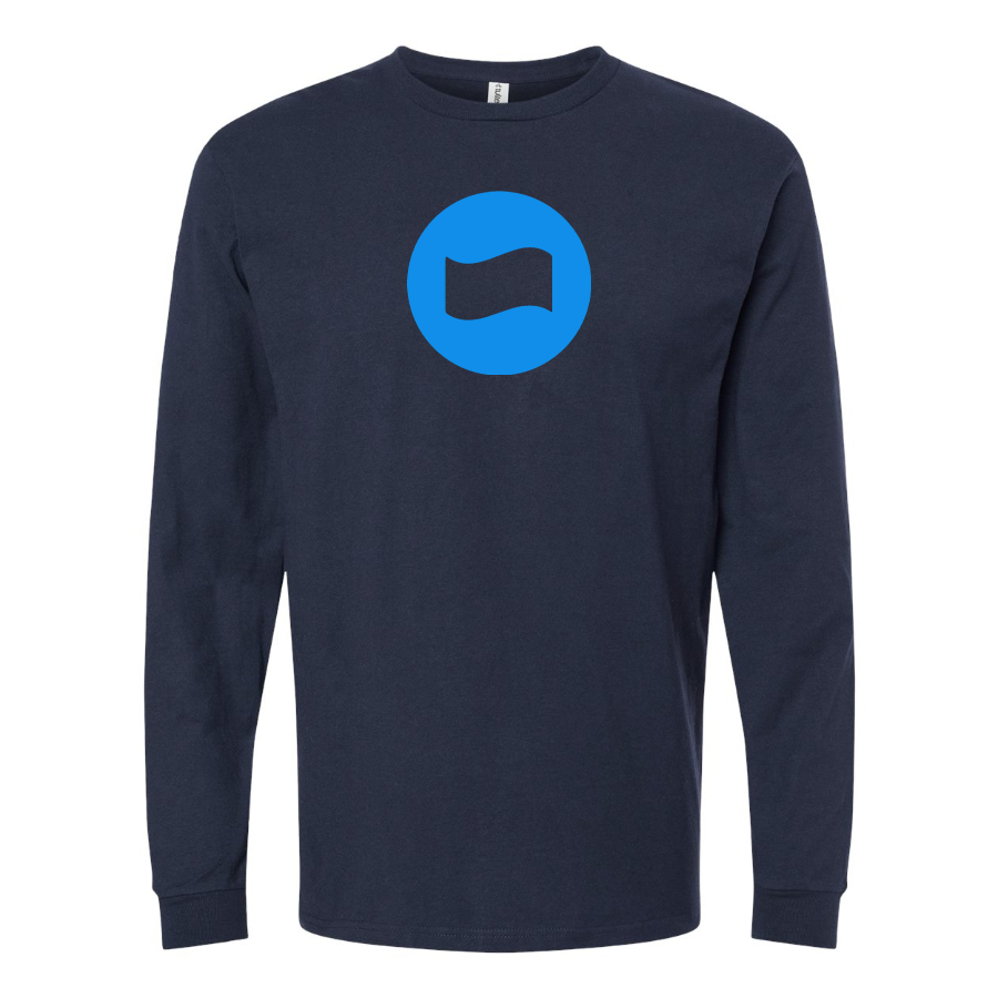 Men's Dana  Logo Cotton Long Sleeve T-Shirt