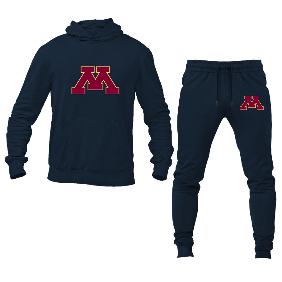 Men's Minnesota Golden Gophers Logo Hoodie Joggers Set