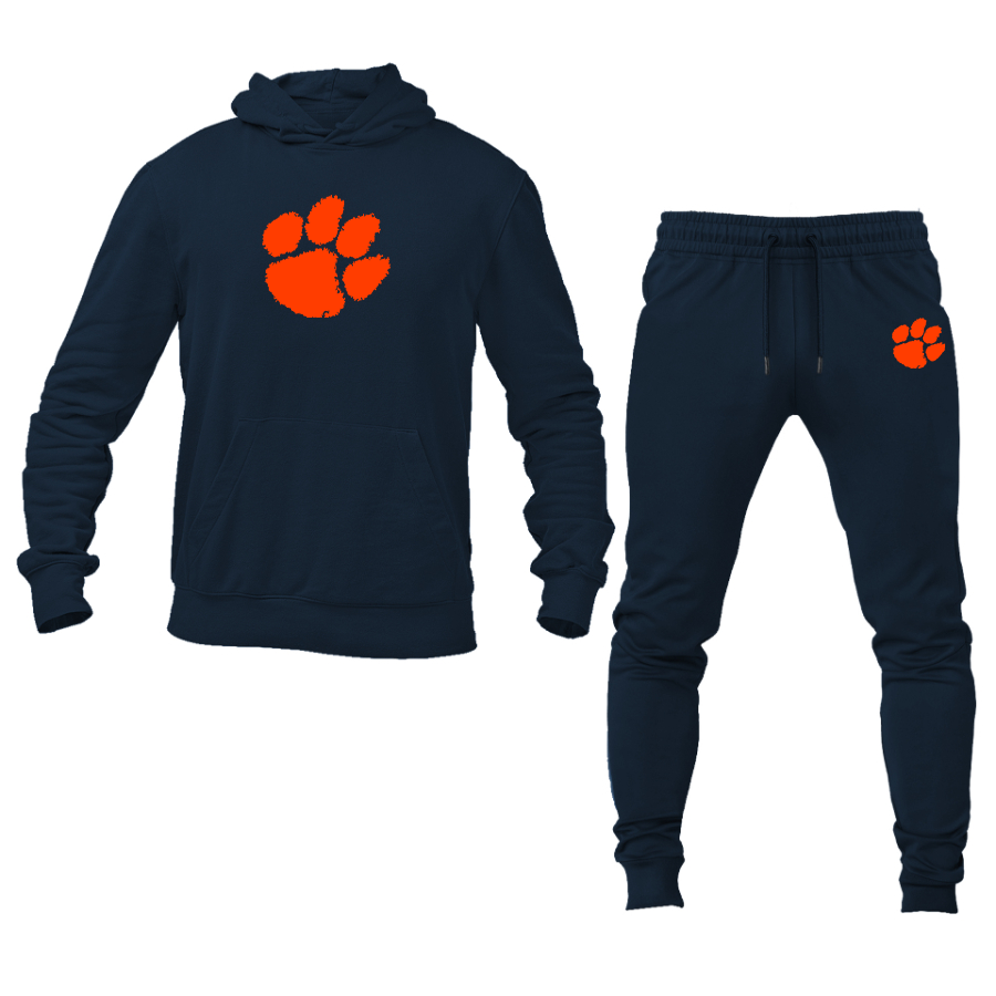 Men's Clemson Tigers Hoodie Joggers Set