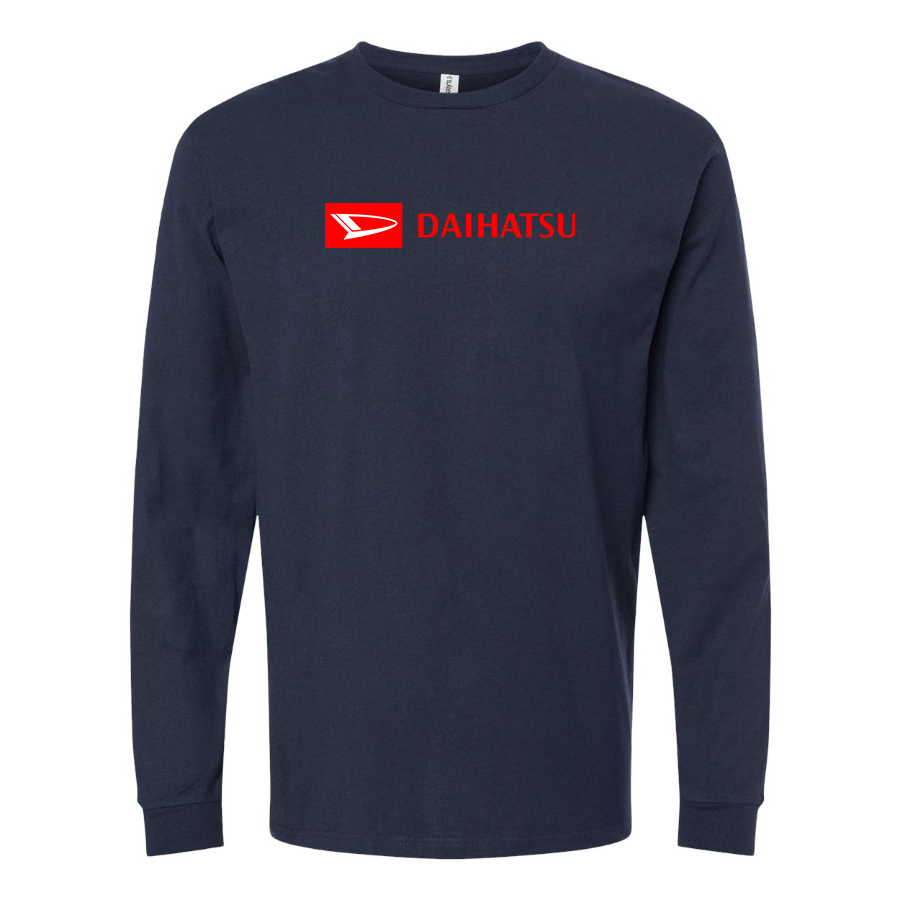 Men's  Daihatsu Logo Cotton Long Sleeve T-Shirt