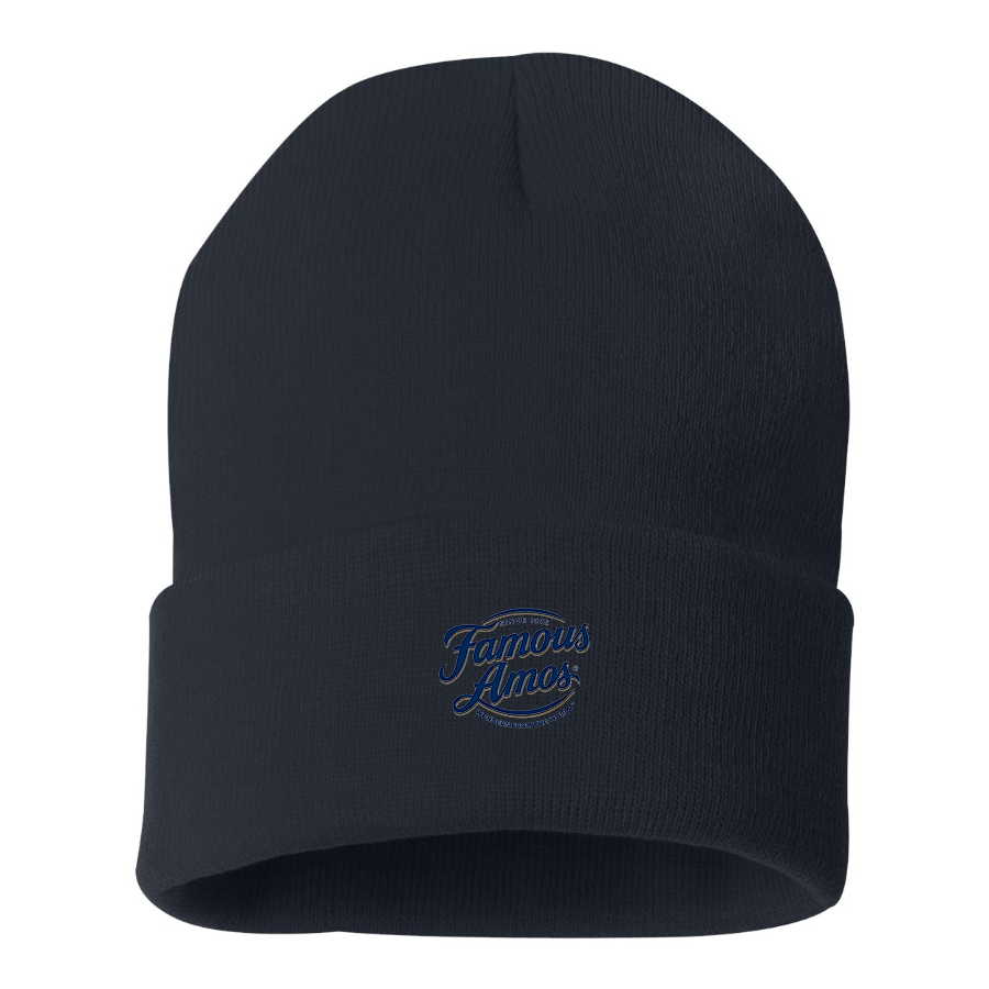 Famous Amos Logo Beanie Hat