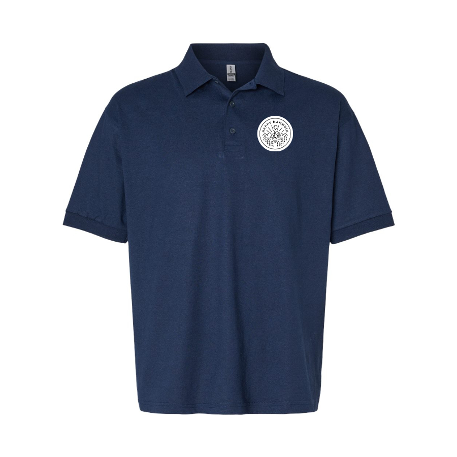 Men's Happy Mammoth Logo Dry Blend Polo