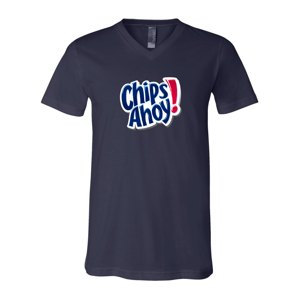 Chips Ahoy BELLA  CANVAS - Jersey V-Neck T-Shirt