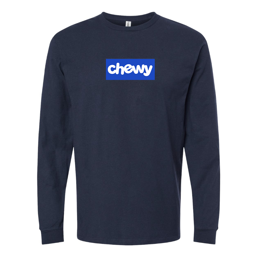 Men's chewy Logo Cotton Long Sleeve T-Shirt