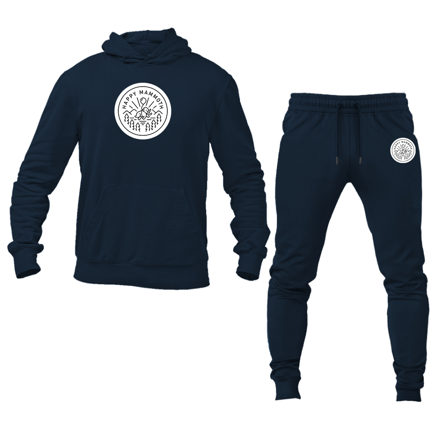 Men's Happy Mammoth Logo Hoodie Joggers Set