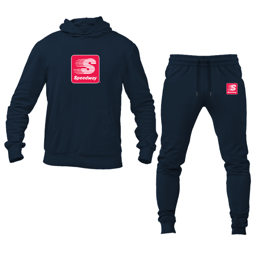 Men's Speedway Gas Station Logo Hoodie Joggers Set