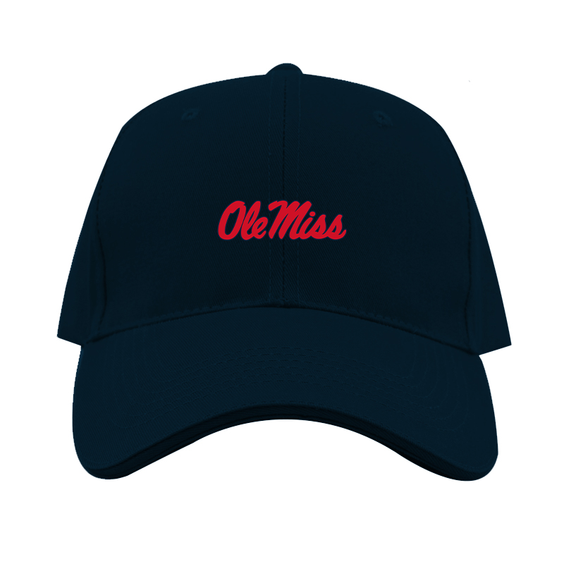 Mississippi Rebels Logo Dad Baseball Cap Hat