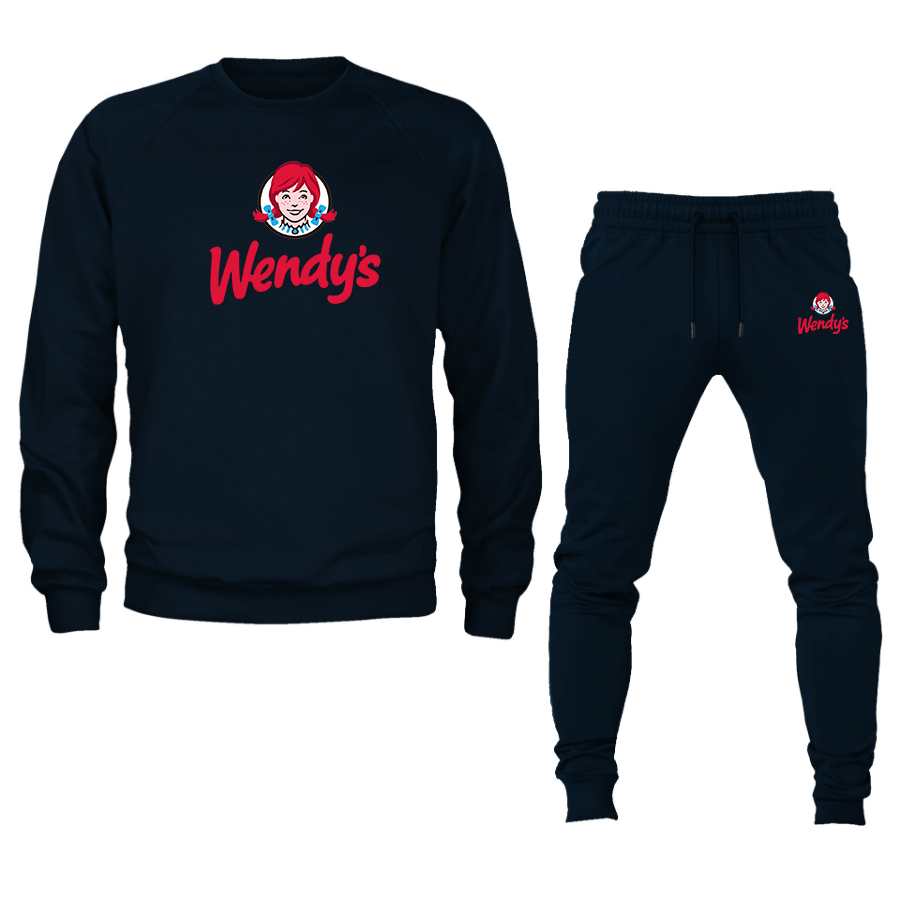 Men's  Wendy_s  Crewneck Sweatshirt Joggers Suit