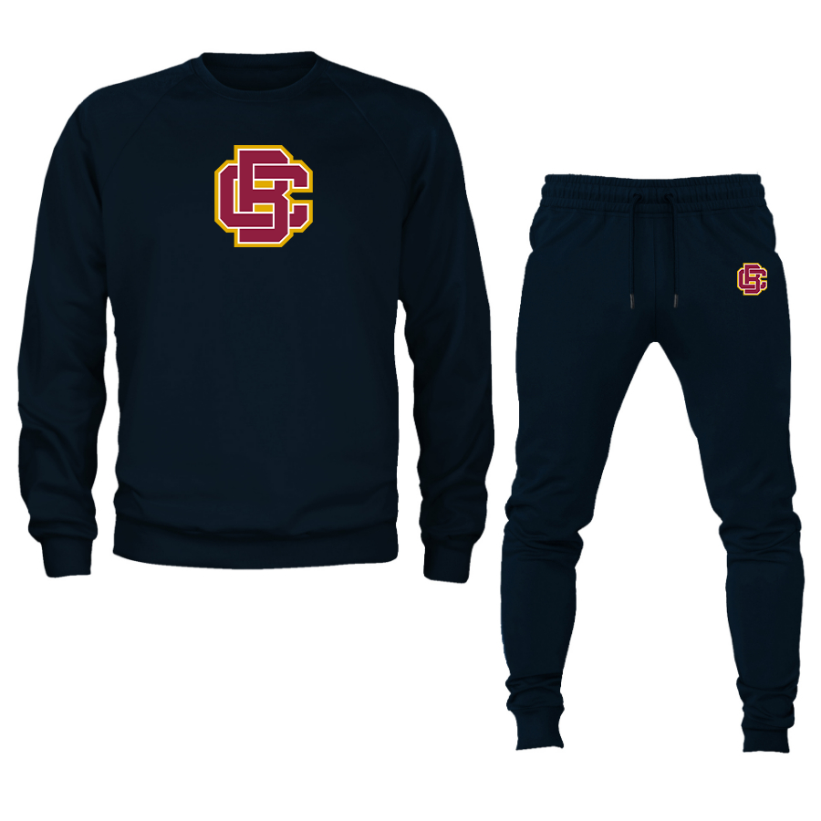 Men's  Bethune Cookman Wildcats Crewneck Sweatshirt Joggers Suit