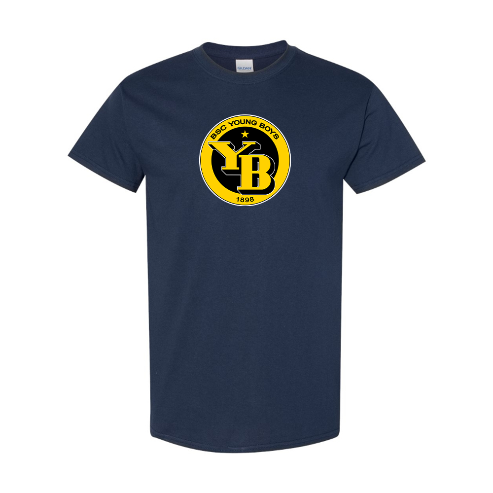 Men's Young Boys Soccer Cotton T-Shirt