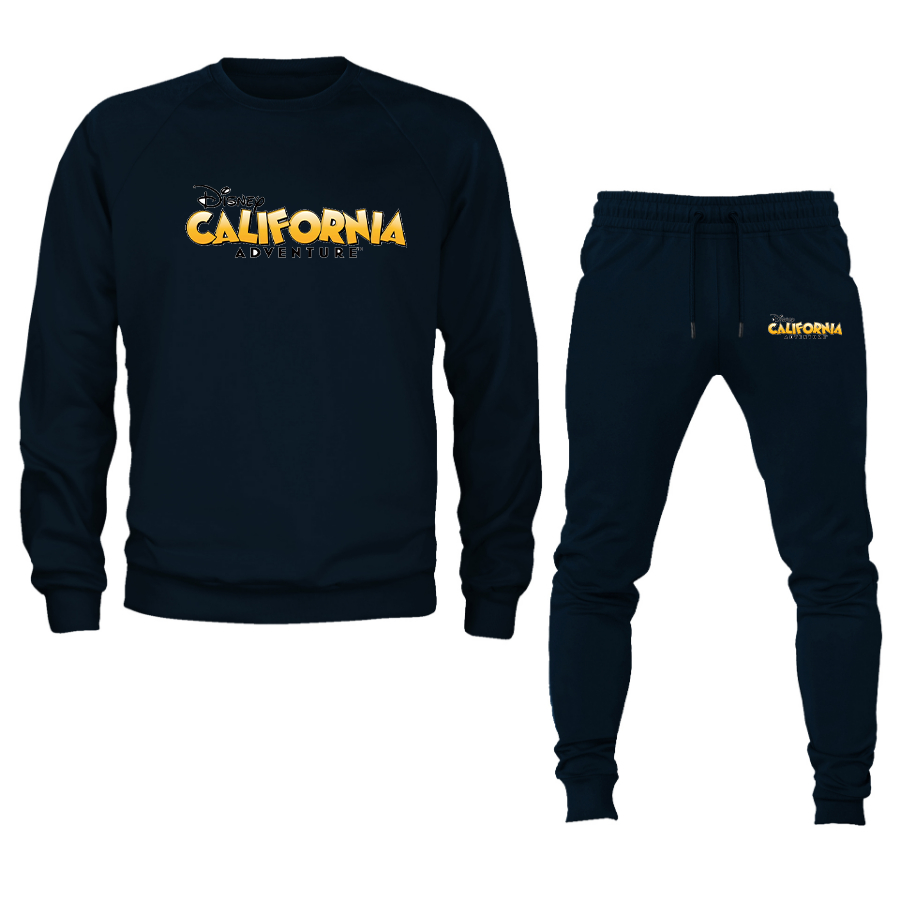 Men's Disney California Adventure Crewneck Sweatshirt Joggers Suit