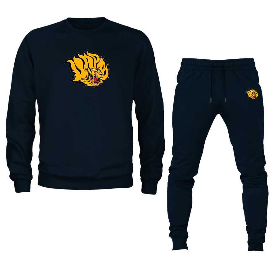 Men's Arkansas PB Golden Lions Crewneck Sweatshirt Joggers Suit