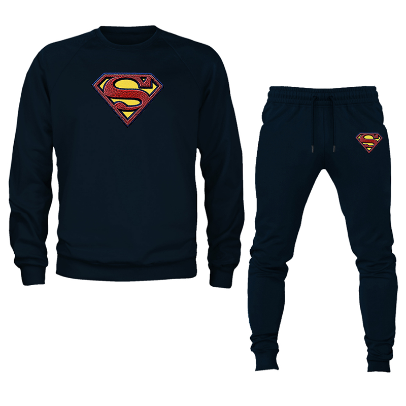 Men's (Design Here) Crewneck Sweatshirt Joggers Suit