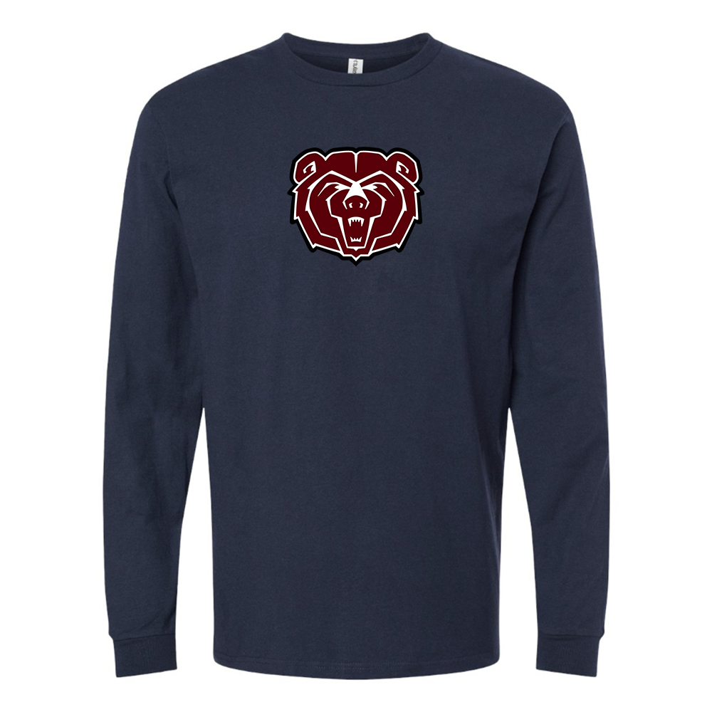 Men's  Missouri State Bears  Logo Cotton Long Sleeve T-Shirt
