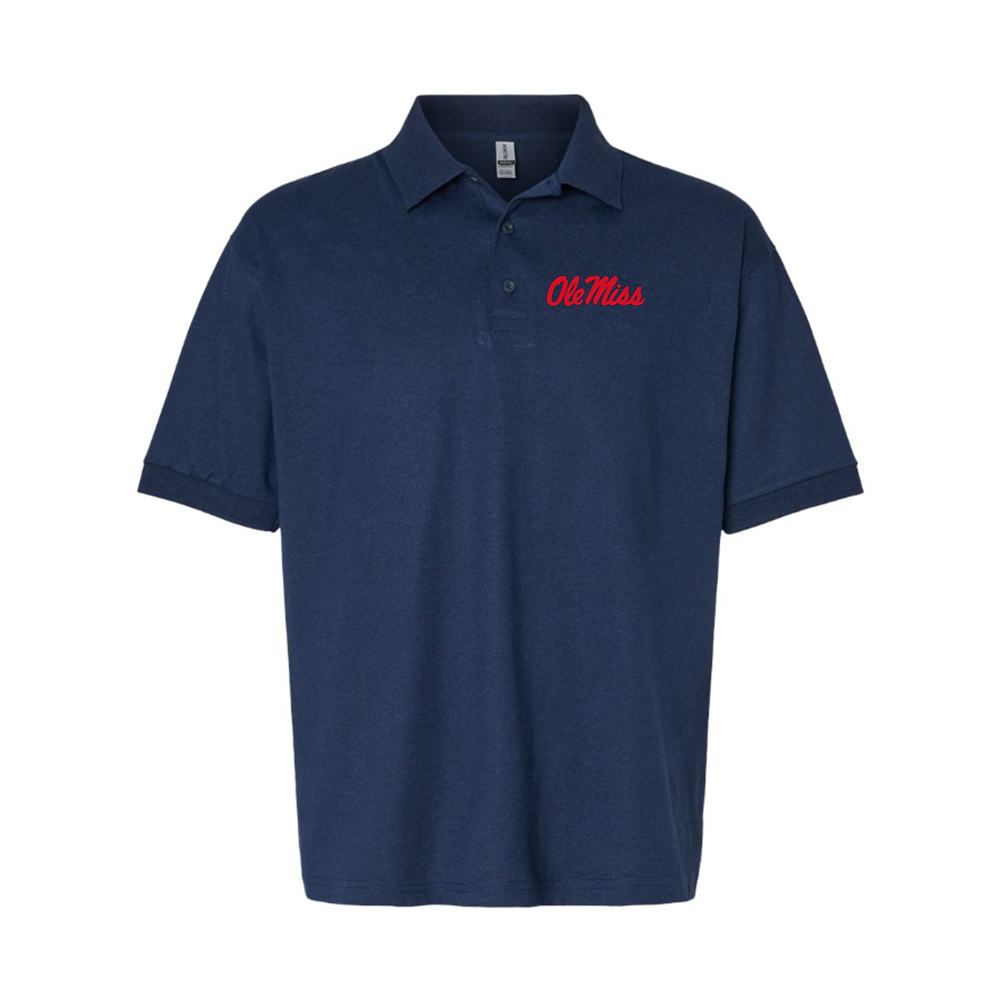Men's Mississippi Rebels  Logo  Dry Blend Polo