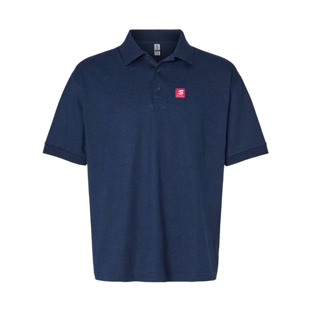 Men's Speedway Gas Station Logo Dry Blend Polo