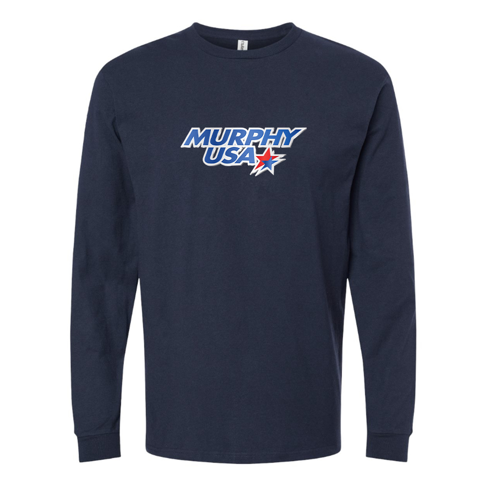 Men's Murphy USA  Logo Cotton Long Sleeve T-Shirt