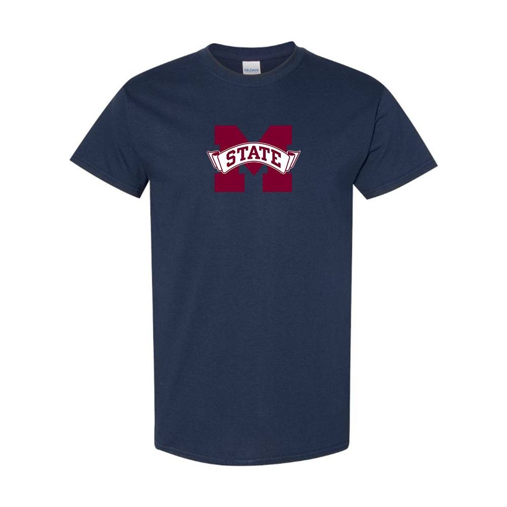 Men's  Mississippi State Bulldogs Logo Cotton T-Shirt