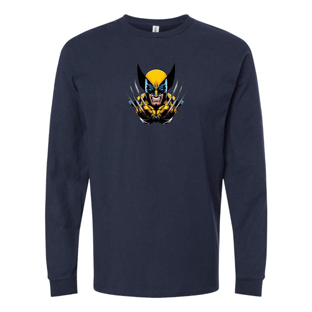 Men's Wolverine 2025 Art Cotton Long Sleeve T-Shirt