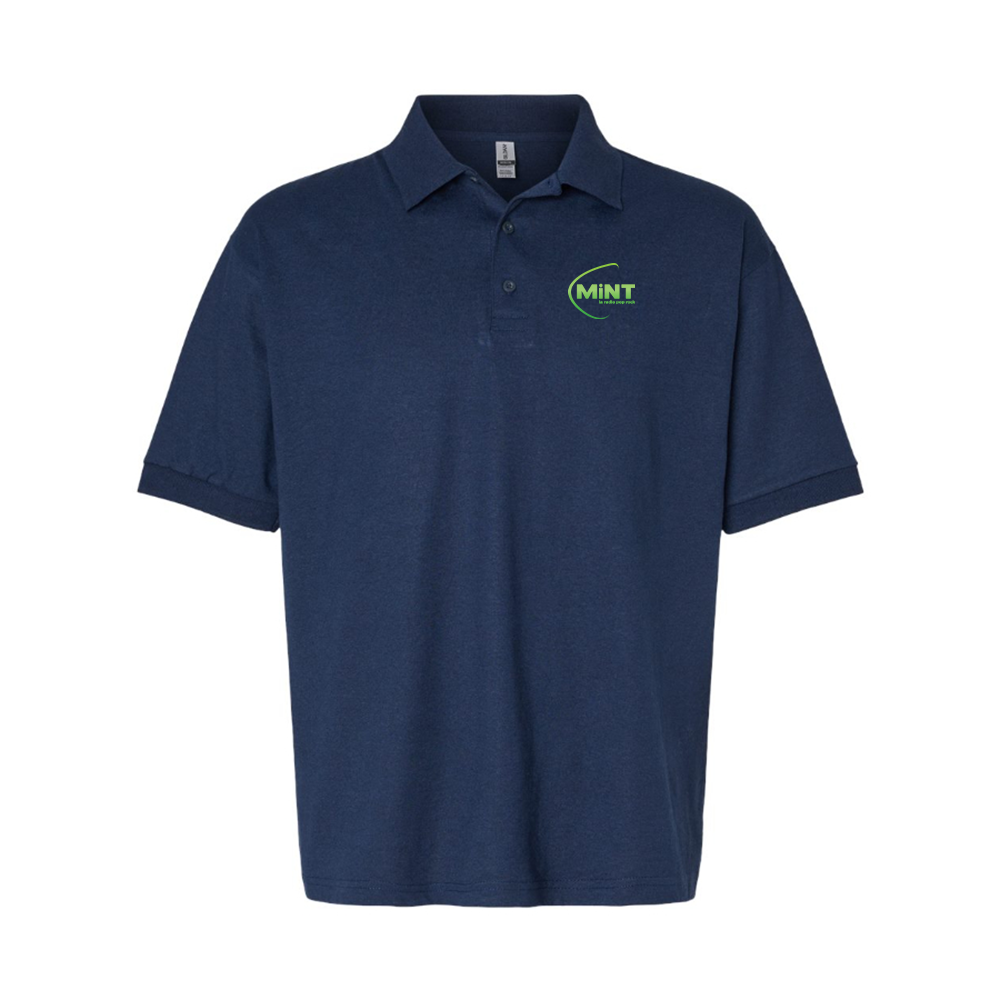 Men's Mint Radio Logo Dry Blend Polo