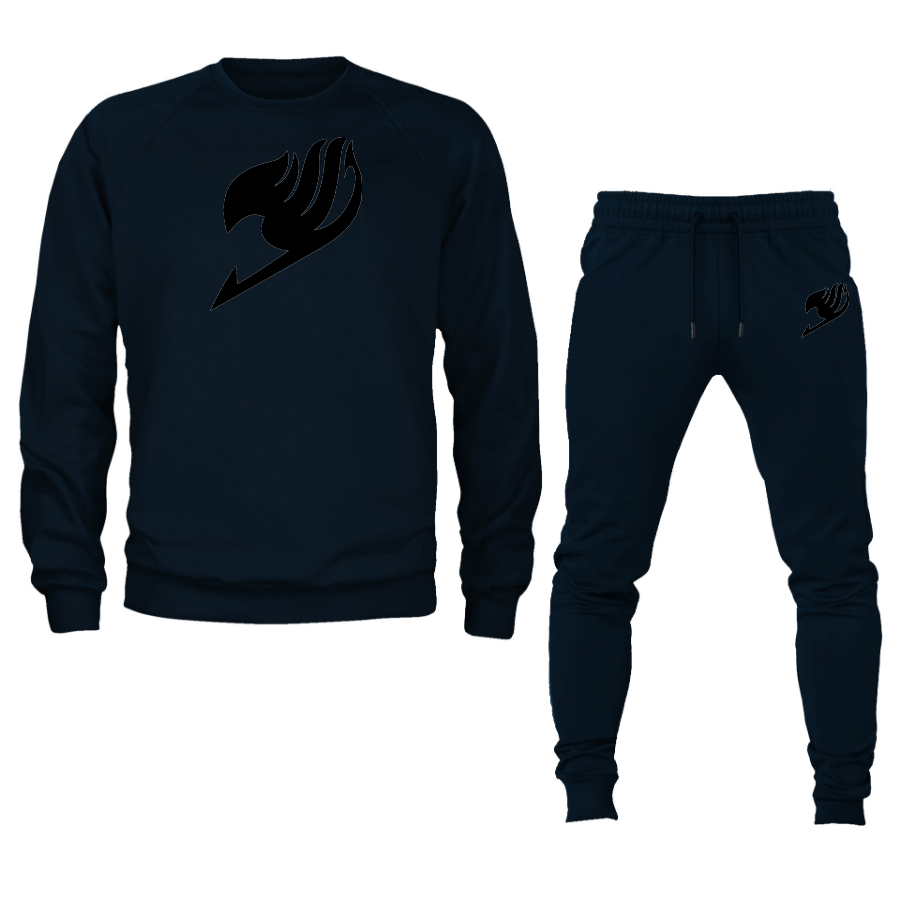 Men's  Fairy Tail  Crewneck Sweatshirt Joggers Suit