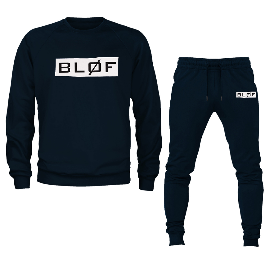 Men's  BLØF Crewneck Sweatshirt Joggers Suit