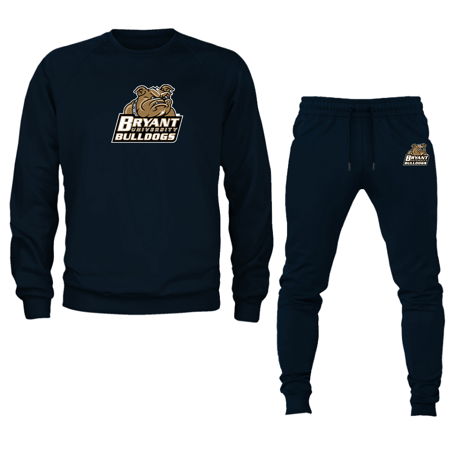 Men's  Bryant Bulldogs  Crewneck Sweatshirt Joggers Suit