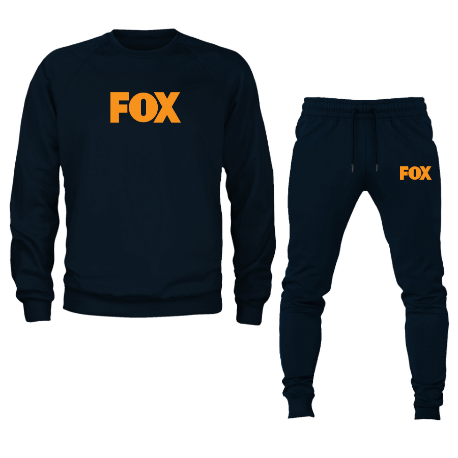 Men's  Fox  Crewneck Sweatshirt Joggers Suit