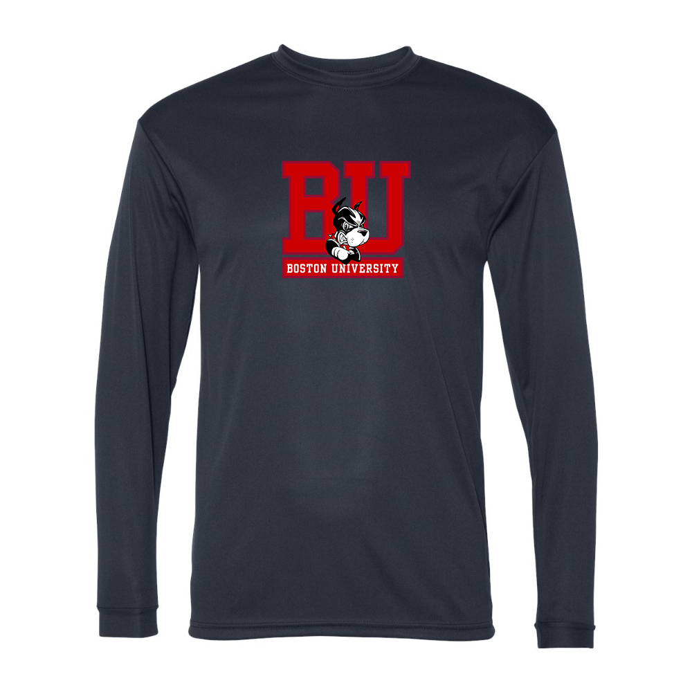 Men's Boston University Terriers Performance Long Sleeve T-Shirt