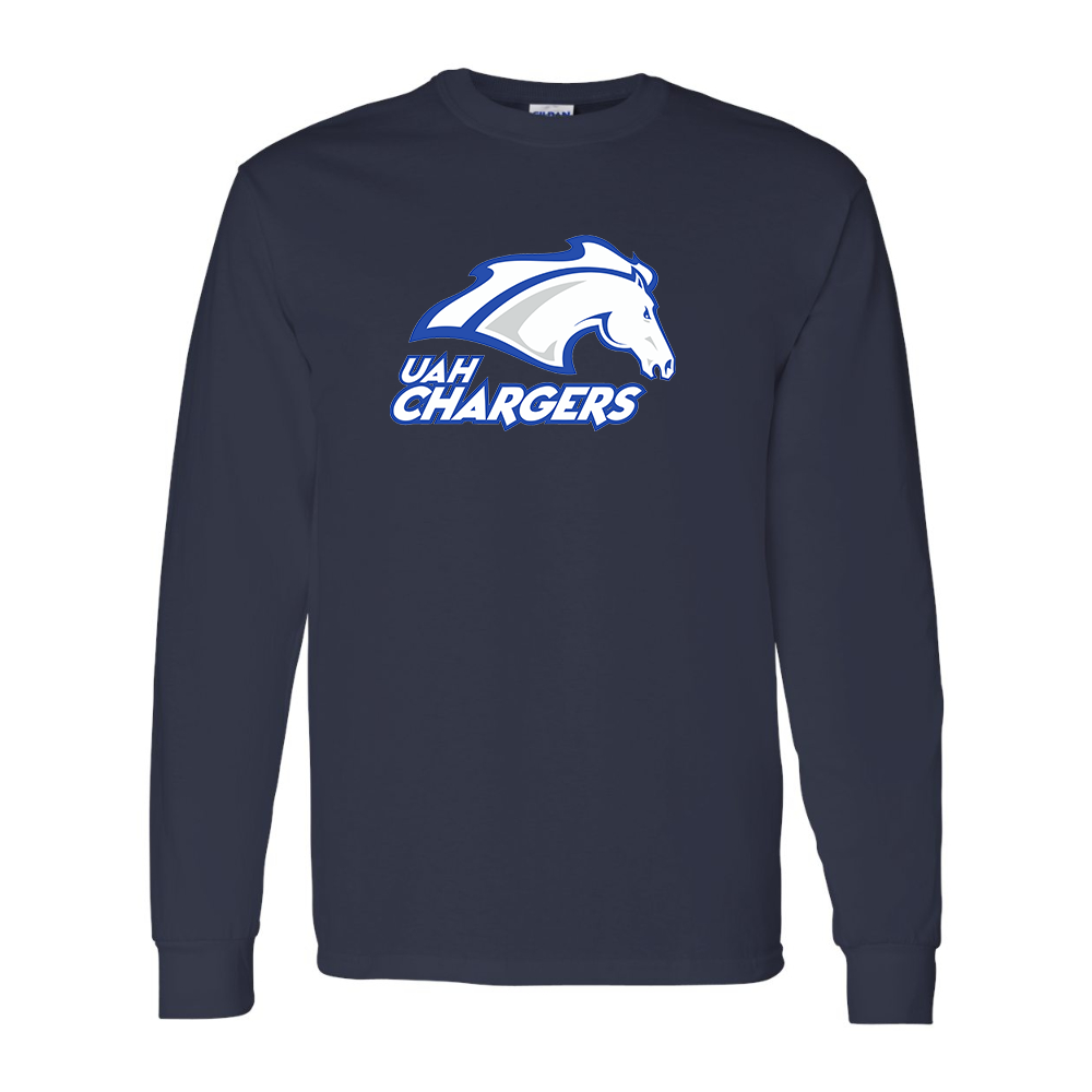 Men's Alabama Huntsville Chargers Gildan Heavy Cotton Long Sleeve T-Shirt