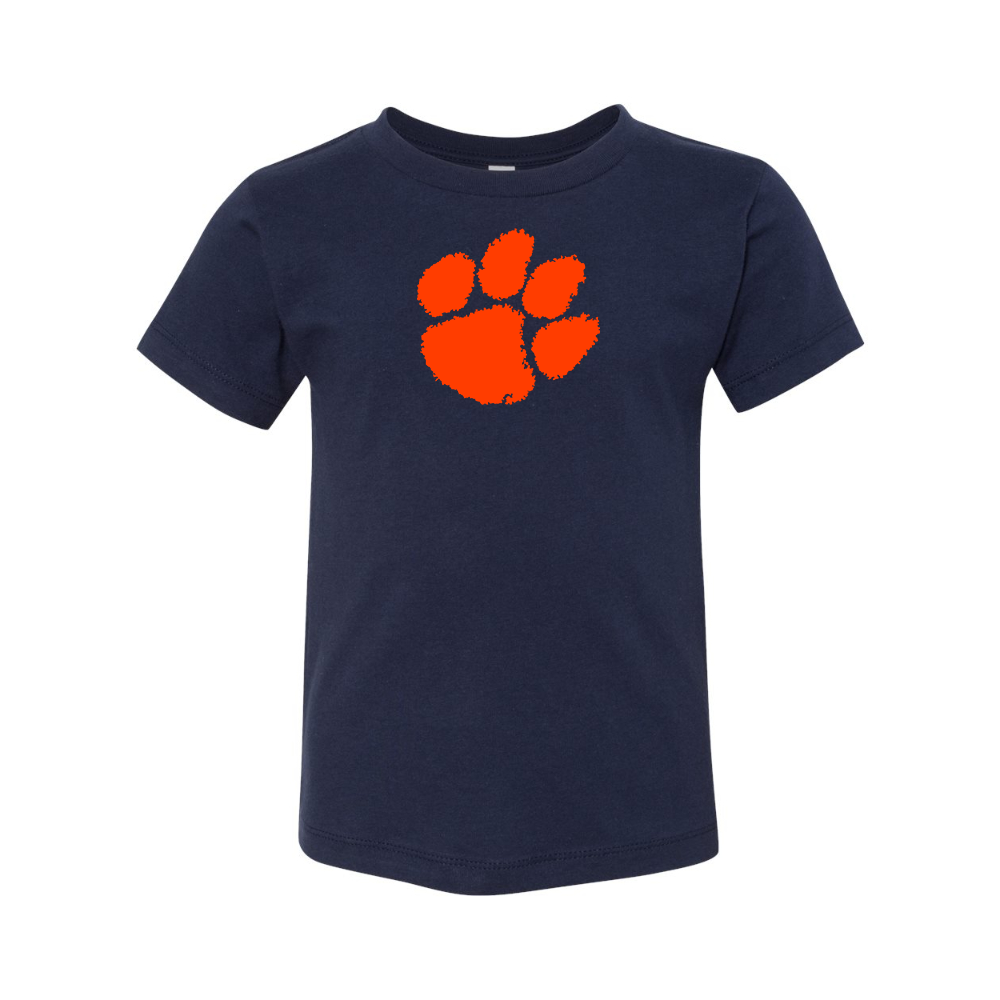 Clemson Tigers BELLA  CANVAS Toddler Jersey Tee