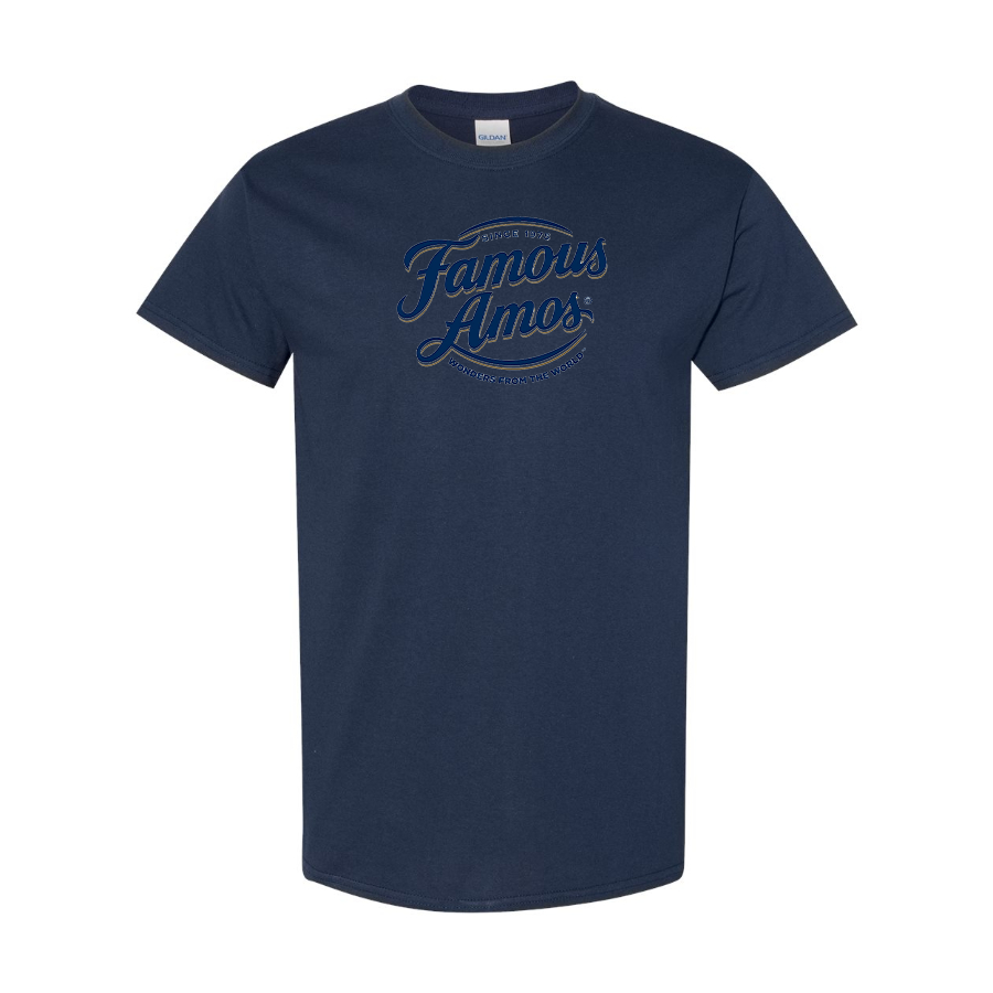 Men's Famous Amos Logo Cotton T-Shirt