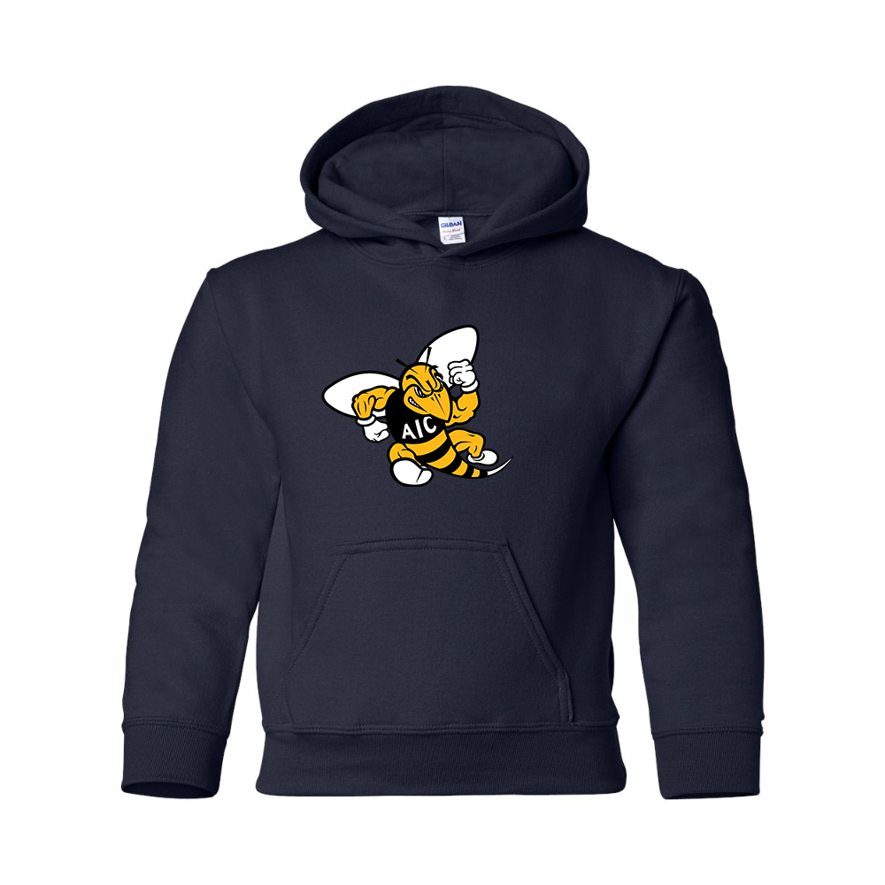 Youth AIC Yellow Jackets Gildan Heavy Blend  Hooded Sweatshirt