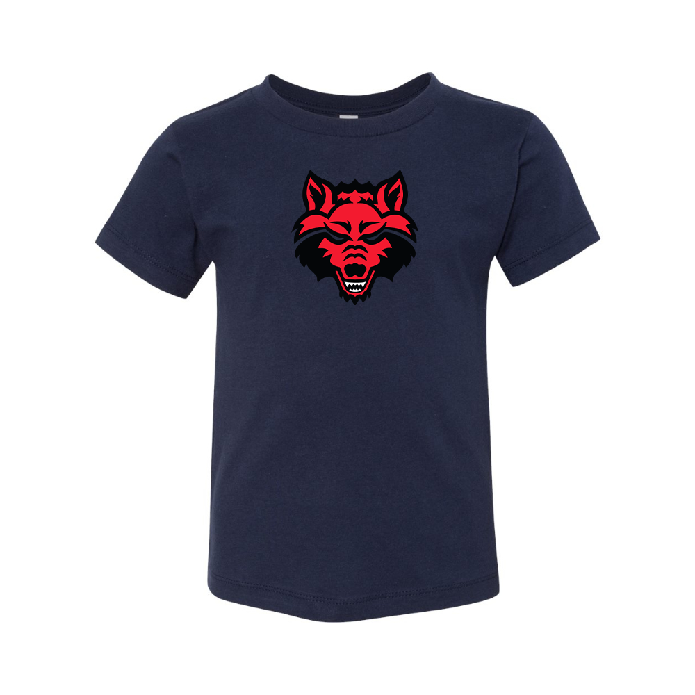 Arkansas State Red Wolves BELLA  CANVAS Toddler Jersey Tee