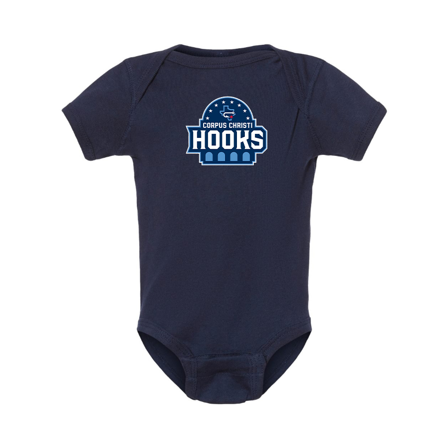Corpus Christi Hooks Logo Baby Onesie Romper