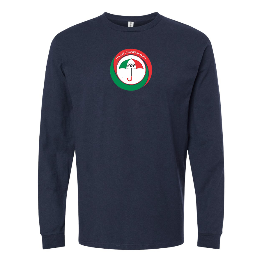 Men's  PDP Logo  Cotton Long Sleeve T-Shirt