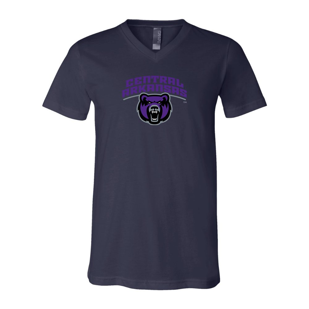 Central Arkansas Bears  BELLA  CANVAS - Jersey V-Neck T-Shirt