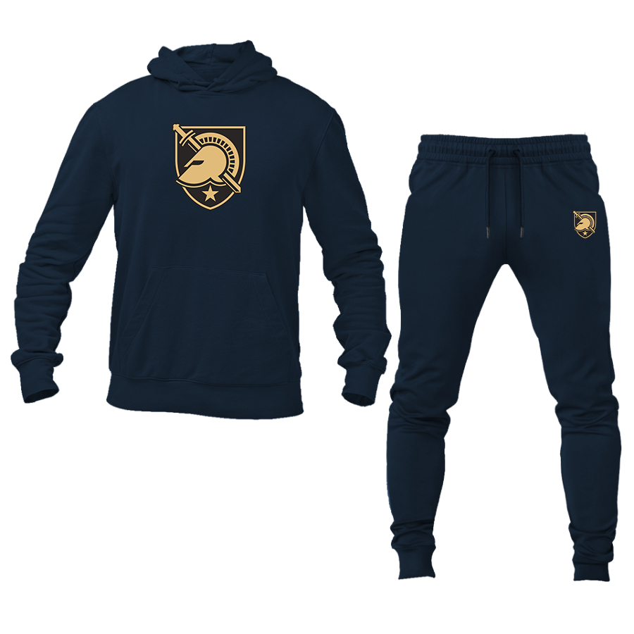 Men's Army Black Knights  Hoodie Joggers Set