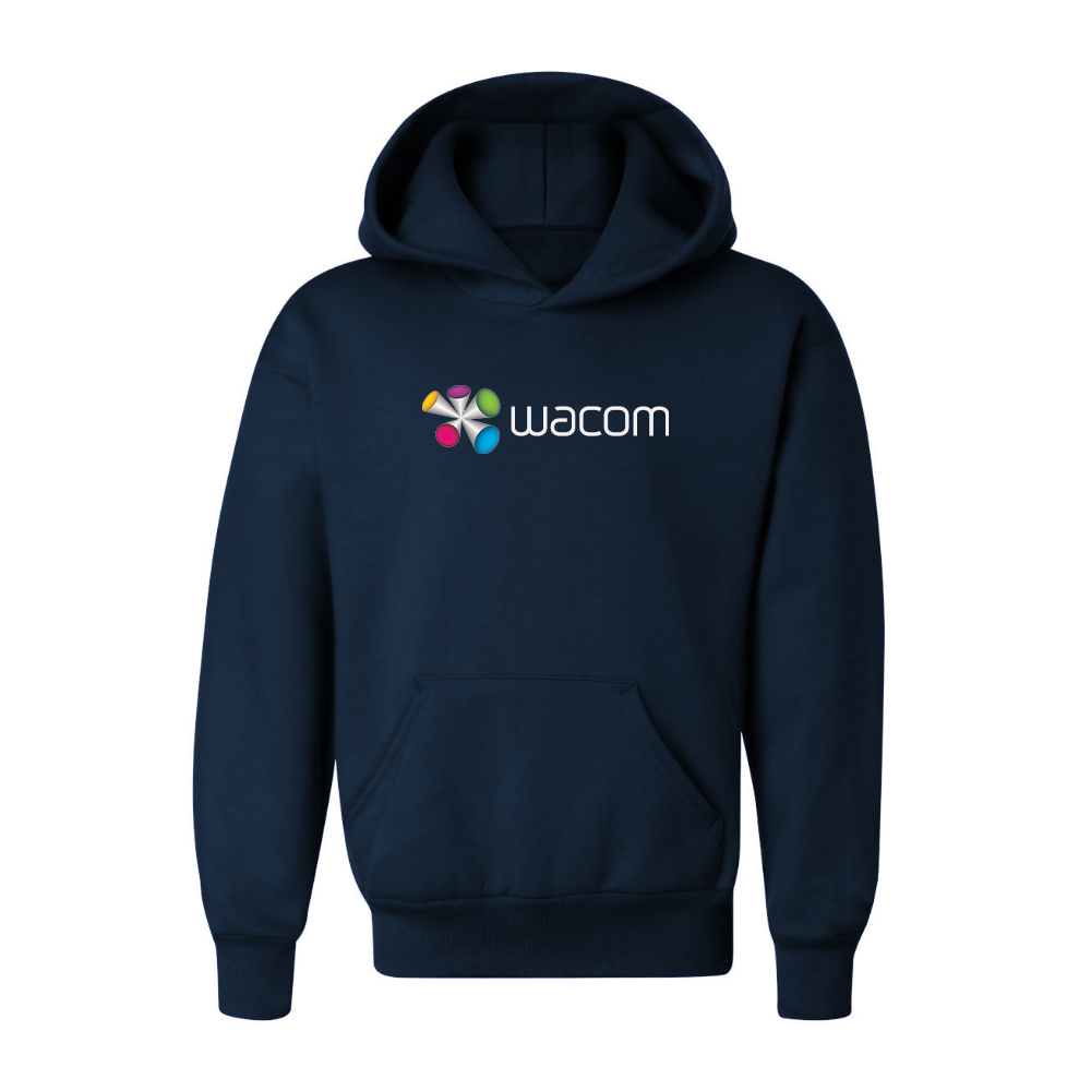 Youth Wacom  Logo  Pullover Hoodie