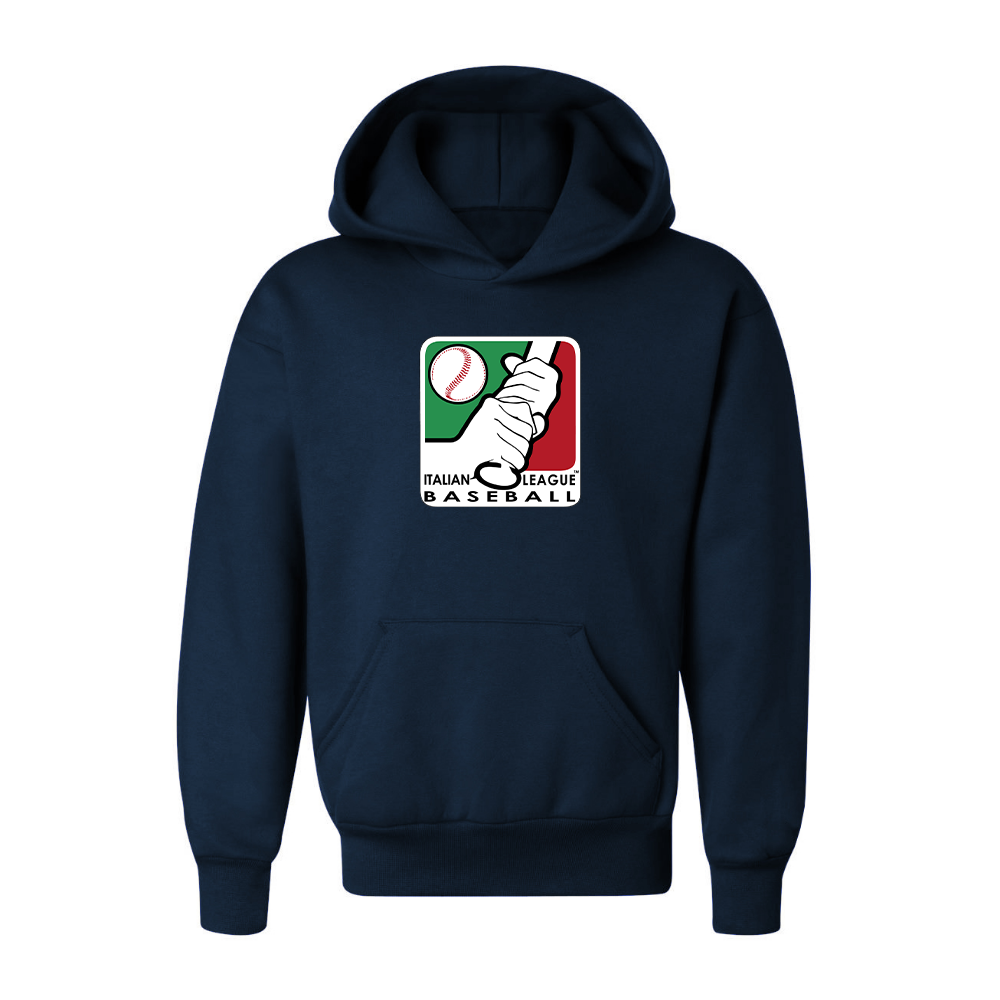 Youth  Italian Baseball League Logo Pullover Hoodie