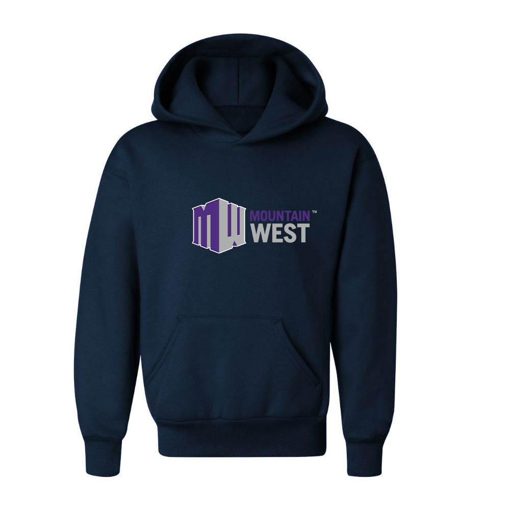 Youth Mountain West Conference  Logo Pullover Hoodie