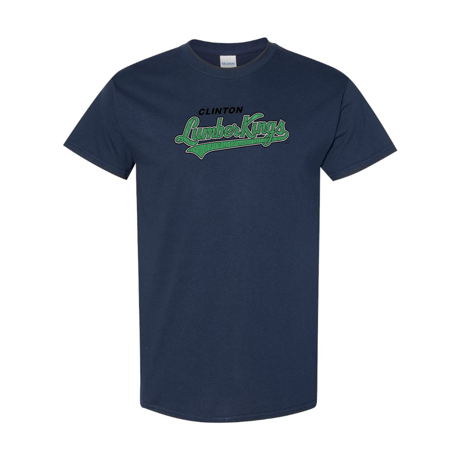 Men's Clinton LumberKings  Logo Cotton T-Shirt