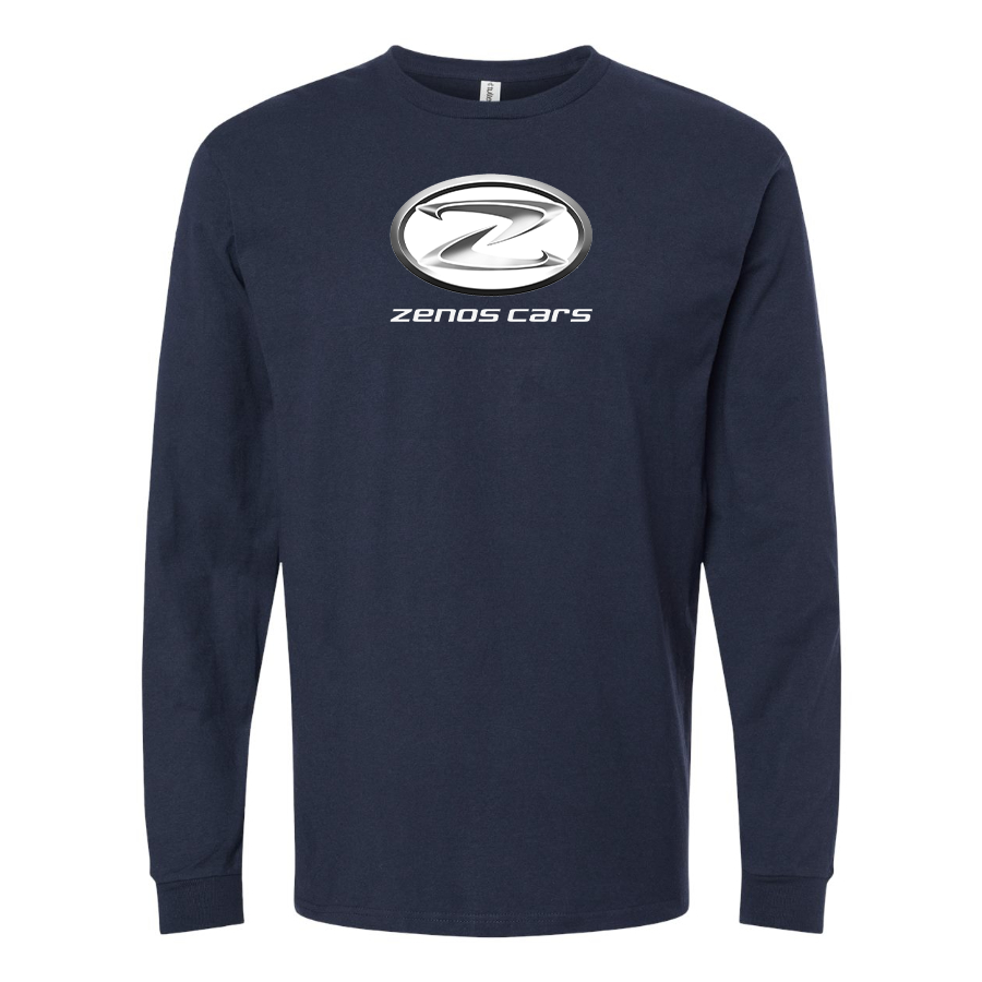 Men's Zenos Cars Logo Cotton Long Sleeve T-Shirt