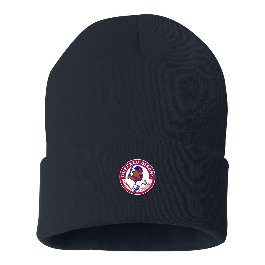 Buffalo Bisons Logo Beanie Hat