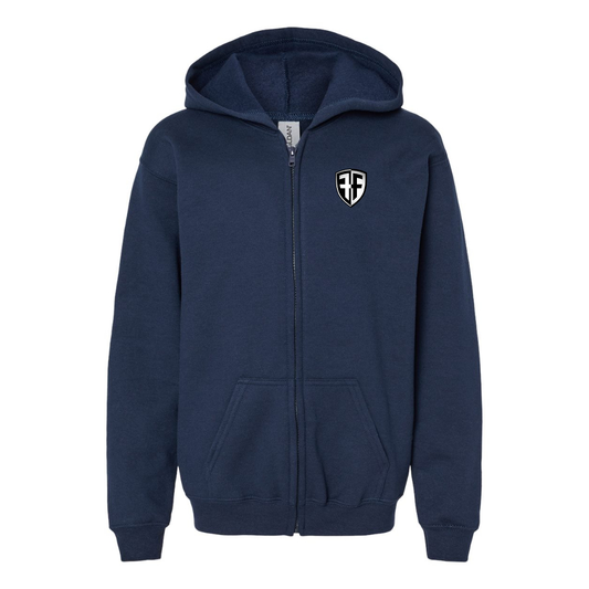 Youth  Foffa Bike  Gildan Heavy Blend Full Zip Hooded Sweatshirt