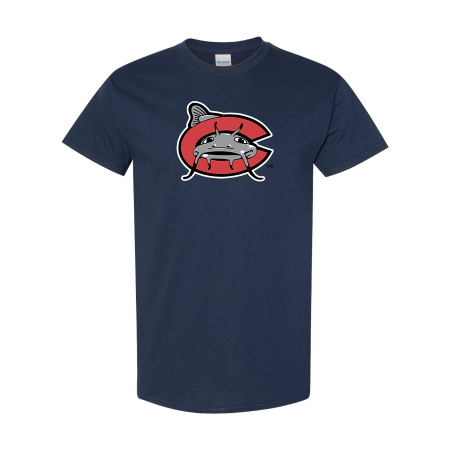 Men's Carolina Mudcats Logo Cotton T-Shirt