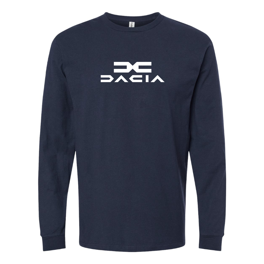 Men's Dacia Logo Cotton Long Sleeve T-Shirt